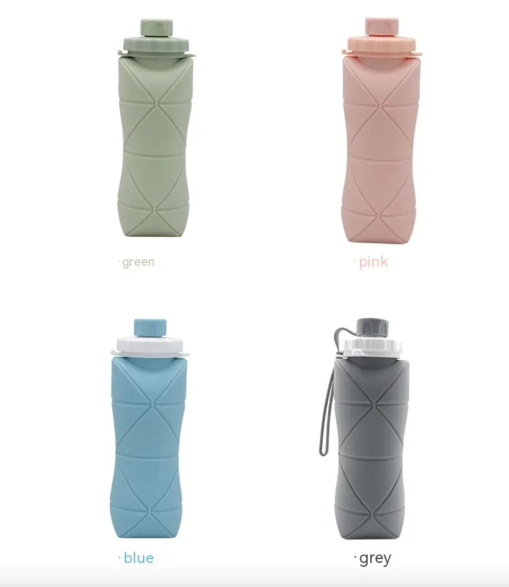 Hebe Collapsible Silicone Sports Water Bottle