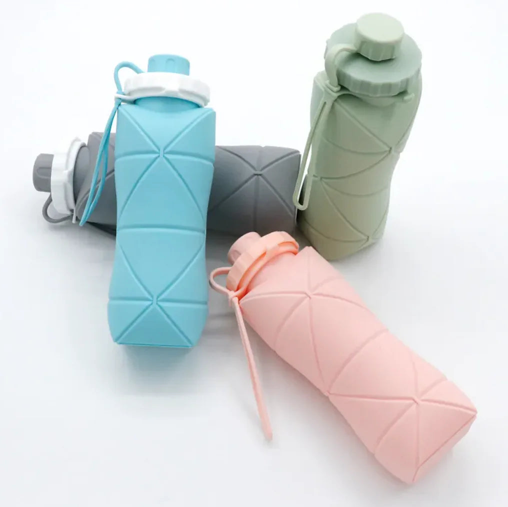 Hebe Collapsible Silicone Sports Water Bottle