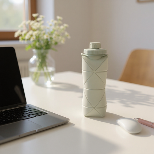 Hebe Collapsible Silicone Sports Water Bottle